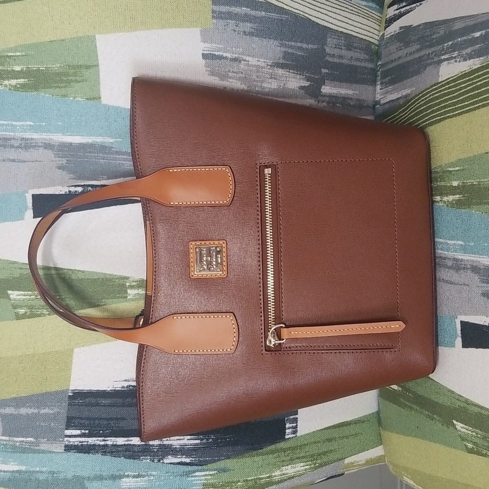 Dooney & Bourke Saffino Brinley In Amber Shoulder Bag Crossbody Purse
